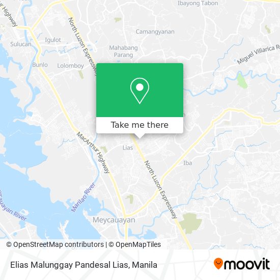 Elias Malunggay Pandesal Lias map