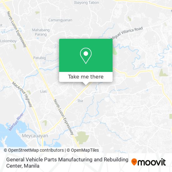 General Vehicle Parts Manufacturing and Rebuilding Center map