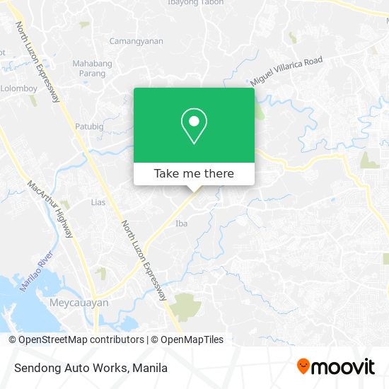 Sendong Auto Works map