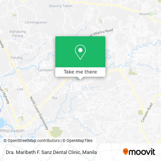 Dra. Maribeth F. Sanz Dental Clinic map