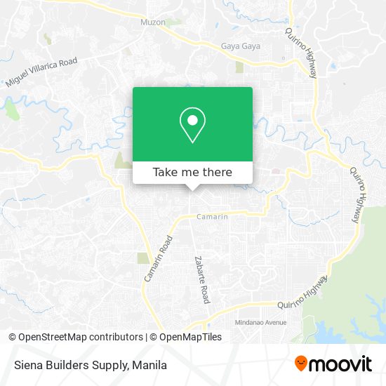 Siena Builders Supply map