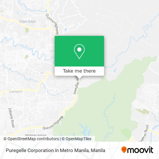 Puregelle Corporation in Metro Manila map