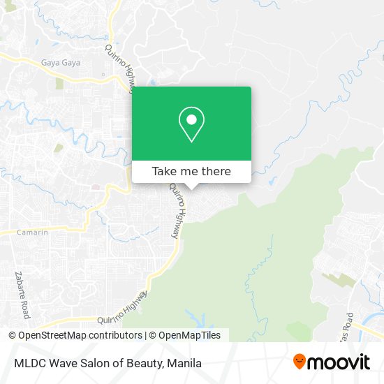 MLDC Wave Salon of Beauty map