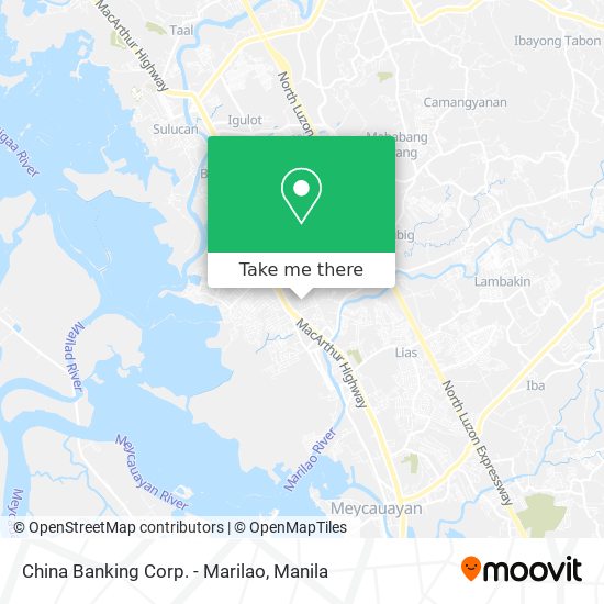 China Banking Corp. - Marilao map