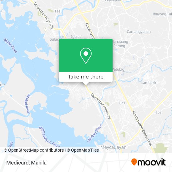 Medicard map