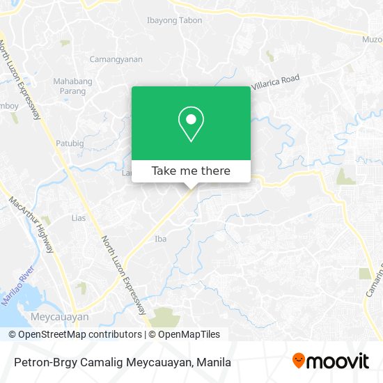 Petron-Brgy Camalig Meycauayan map