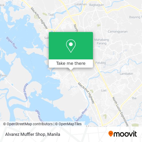Alvarez Muffler Shop map