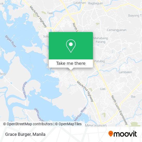 Grace Burger map