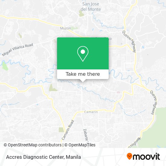 Accres Diagnostic Center map