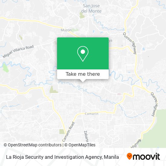 La Rioja Security and Investigation Agency map