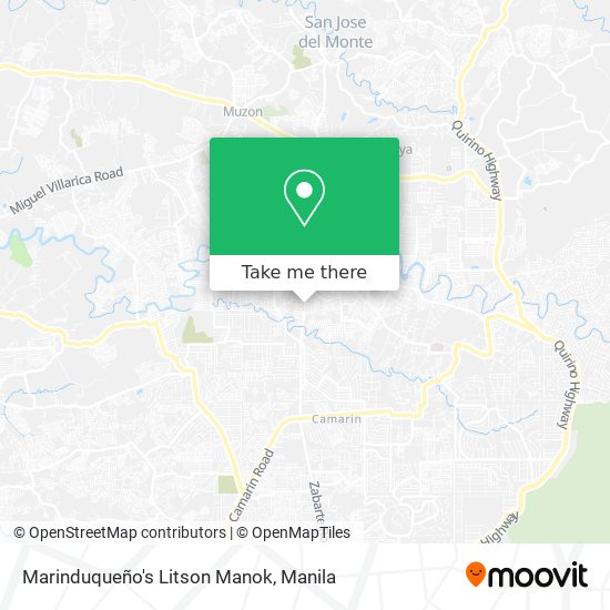 Marinduqueño's Litson Manok map