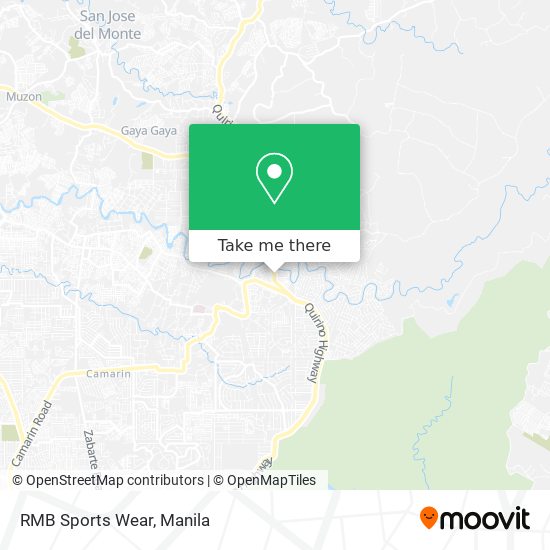 RMB Sports Wear map