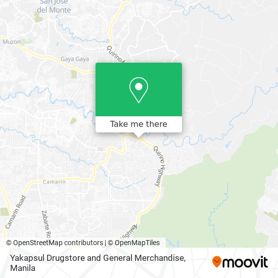 Yakapsul Drugstore and General Merchandise map