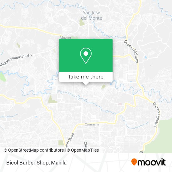 Bicol Barber Shop map