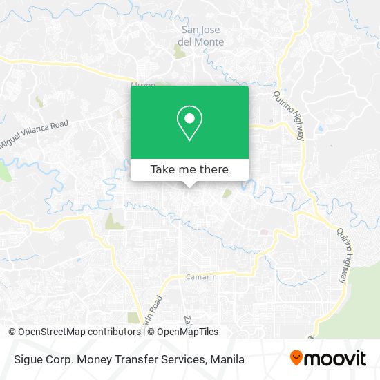 Sigue Corp. Money Transfer Services map