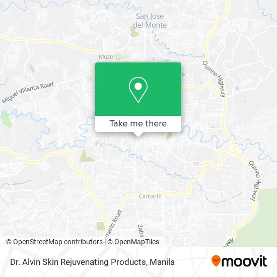 Dr. Alvin Skin Rejuvenating Products map