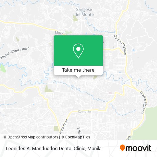 Leonides A. Manducdoc Dental Clinic map