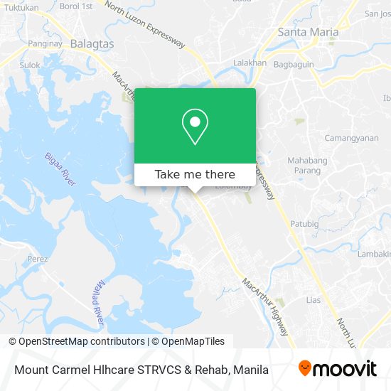 Mount Carmel Hlhcare STRVCS & Rehab map