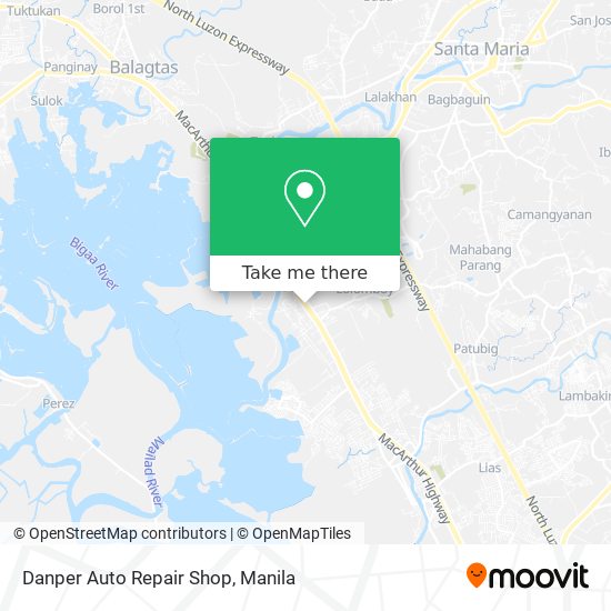 Danper Auto Repair Shop map
