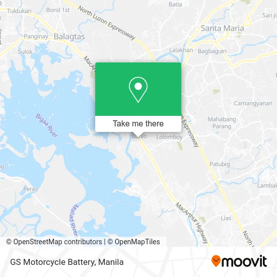 GS Motorcycle Battery map