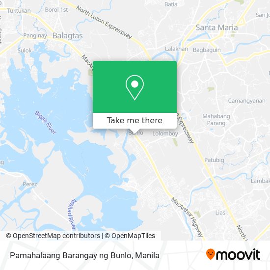 Pamahalaang Barangay ng Bunlo map