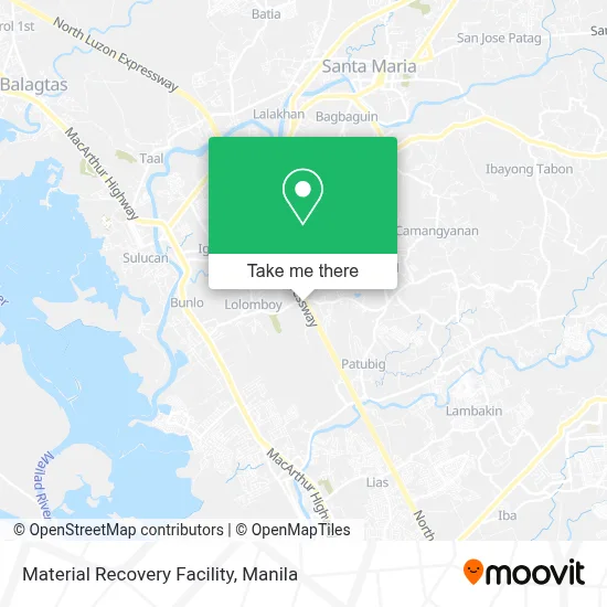 Material Recovery Facility map