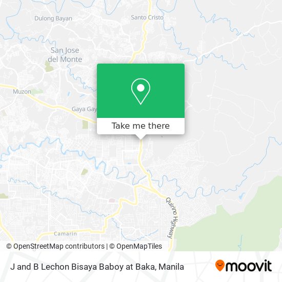 J and B Lechon Bisaya Baboy at Baka map