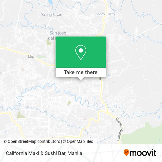 California Maki & Sushi Bar map