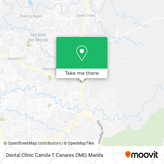 Dental Clinic Camila T Canares DMD map