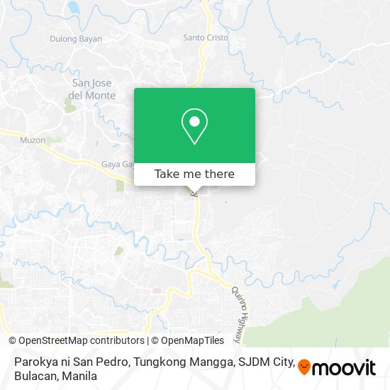 Parokya ni San Pedro, Tungkong Mangga, SJDM City, Bulacan map