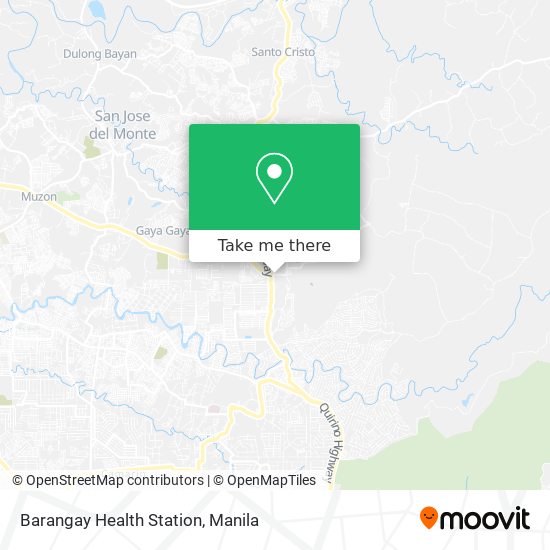 Barangay Health Station map