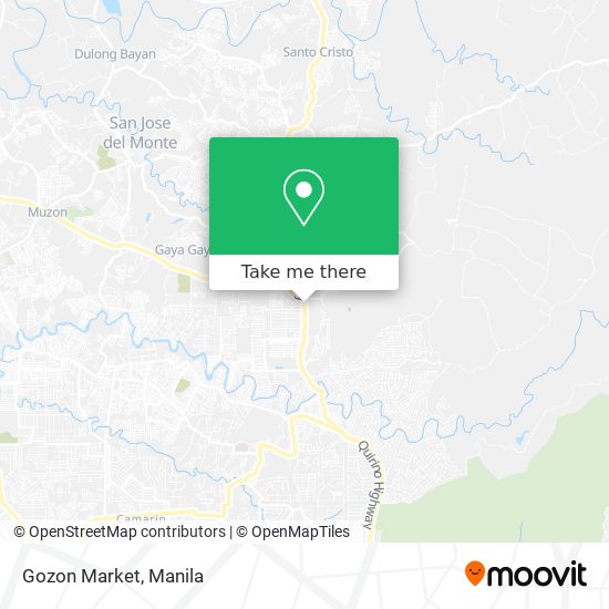 Gozon Market map