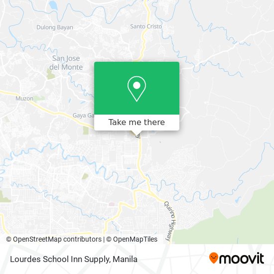 Lourdes School Inn Supply map