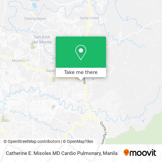 Catherine E. Misoles MD Cardio Pulmonary map