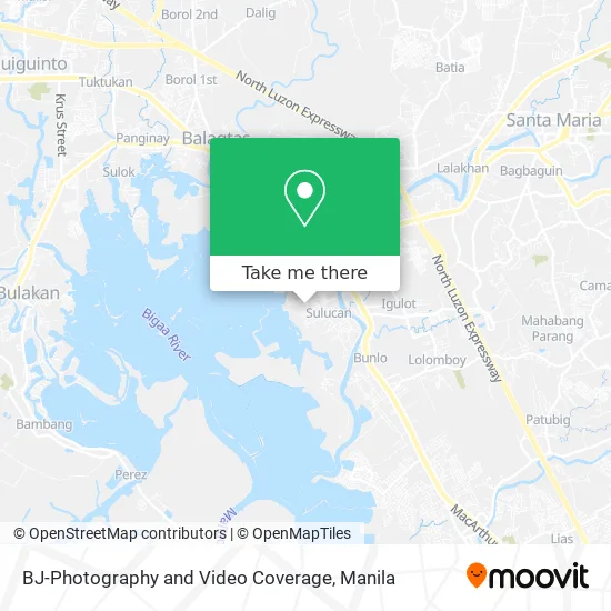 BJ-Photography and Video Coverage map