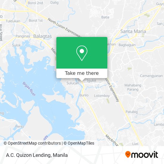 A.C. Quizon Lending map