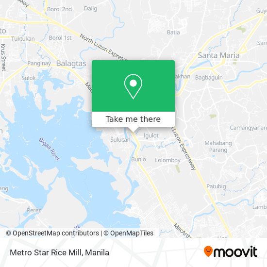 Metro Star Rice Mill map