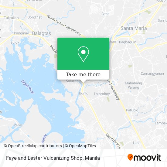 Faye and Lester Vulcanizing Shop map