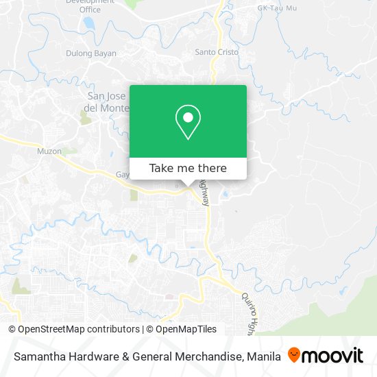 Samantha Hardware & General Merchandise map