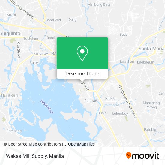 Wakas Mill Supply map