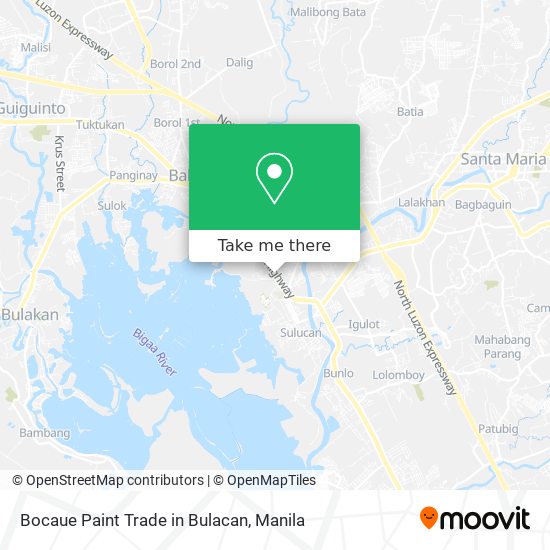 Bocaue Paint Trade in Bulacan map