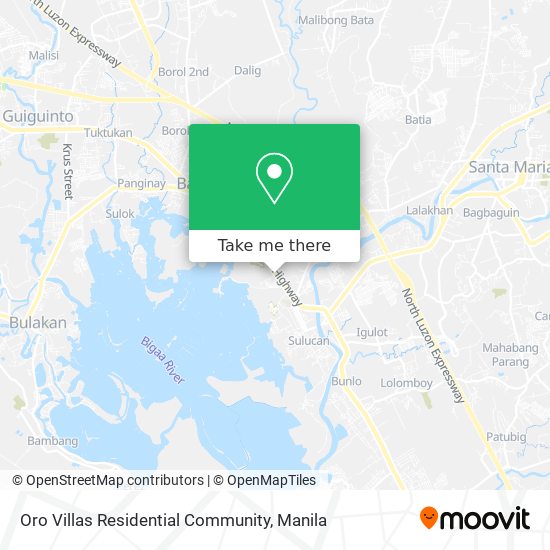 Oro Villas Residential Community map