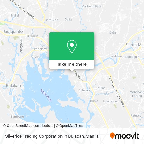 Silverice Trading Corporation in Bulacan map