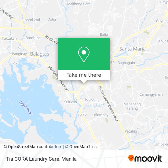 Tia CORA Laundry Care map