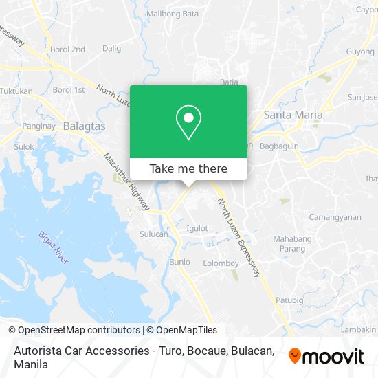 Autorista Car Accessories - Turo, Bocaue, Bulacan map