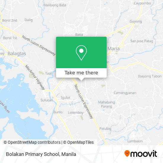 Bolakan Primary School map