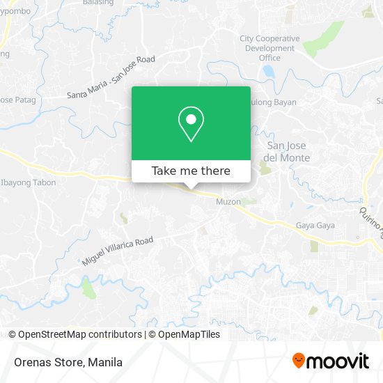 Orenas Store map