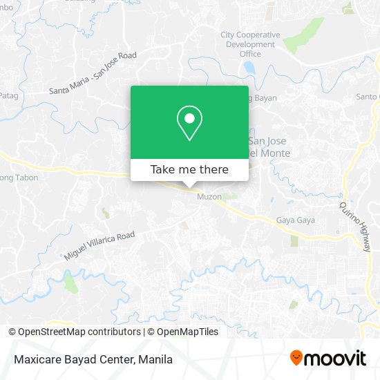 Maxicare Bayad Center map