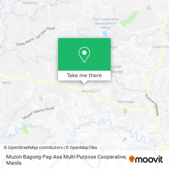 Muzon Bagong Pag-Asa Multi-Purpose Cooperative map