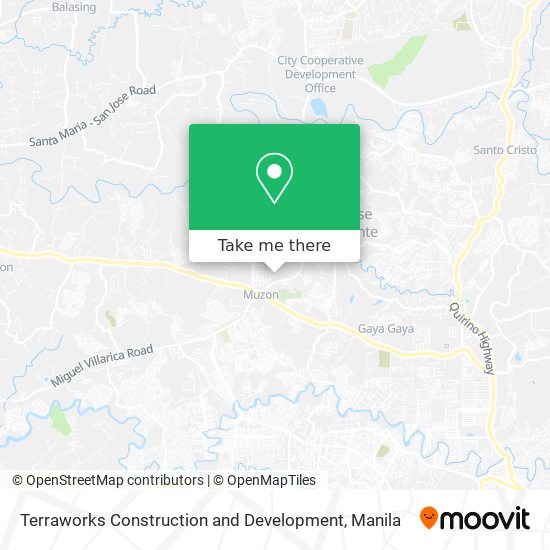Terraworks Construction and Development map